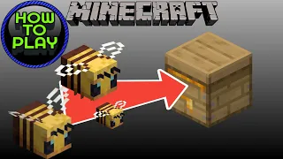How To Get Bees Into Your Beehive in Minecraft