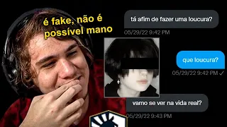 PULGA REAGE a MARQUEI UM ENCONTRO COM UMA GAROTA NA DARK WEB