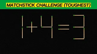 Brain Test | Match Stick Puzzle | Move only 1 Stick To Make Equation Correct | #6