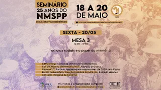 NMSPP 25 anos - Mesa 3 | 20/05