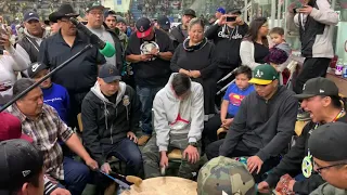 Mountain Sioux First Song Men’s  Traditional @ Gold Eagle Casino Powwow 2019