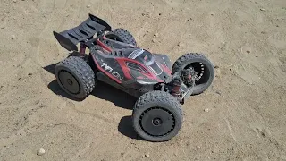 Arrma Typhon 6s BLX pit run and break!!!