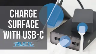 How to charge your Surface with a USB-C Cable - 2020 Update