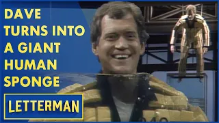 Dave Wears The Suit Of Sponges | Letterman