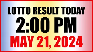 Lotto Result Today 2pm May 21, 2024 Swertres Ez2 Pcso