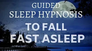 GUIDED SLEEP HYPNOSIS TO FALL FAST ASLEEP with DELTA WAVE Brain Entrainment