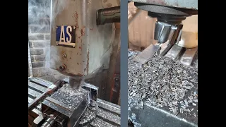 HSS shell milling cutter | Adcock Shipley 1ESG vintage milling machine