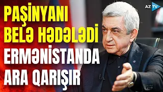 Sarkisyan Paşinyanı təhdid etdi: diz çökdürülən "Xocalı cəlladı" kimlərə gizli mesaj göndərdi?