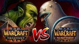 Warcraft III Reforged vs Re-Reforged (Gameplay Comparison) Part 1 Exodus of The Horde