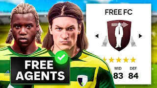 I Created FREE AGENTS FC & Dominated World Football! 😍