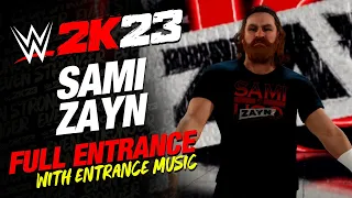 WWE 2K23 SAMI ZAYN ENTRANCE - #WWE2K23 SAMI ZAYN FULL ENTRANCE WITH THEME