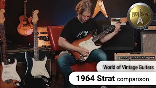 1964 Fender Stratocaster Comparision - "The World of Vintage Guitars"