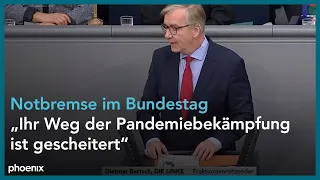 Notbremse - Dietmar Bartsch im Bundestag am 16.04.21