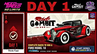 NFS NO LIMITS | DAY 1  - WINNING + TIPS - FORD MODEL 18 | REBEL'S GAMBIT EVENT