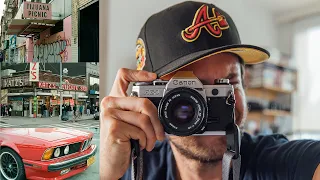 Reacting to New York City Photos on Film- Canon AE-1 Portra 400 | Brunch Boys