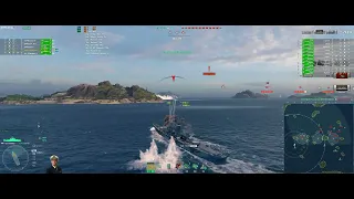 World of Warships trying out the Asymmetric Battle in des moines