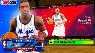 How to unlock "THE FRANCHISE" Replica build name on NBA 2K23!