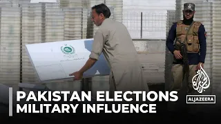 Military are seen as main influencers in Pakistan's election, not the political parties