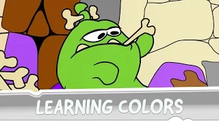 Learning colors with Om Nom - Coloring Book - Stone Age