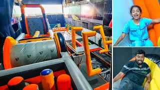 Trampoline Park - EXTREME Obstacle Race Battle🔱 - Part 3 | Mad Jugaad x @WaitForIt_Official
