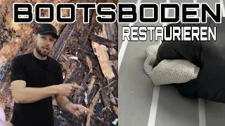 BOOTS-BODEN ERNEUERN/RESTAURIEREN ! EVA Teak Schaum verlegen/reinigen ! Aufbereitung für die Saison