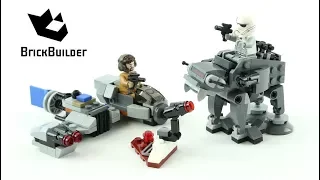Lego Star Wars 75195 Ski Speeder vs. First Order Walker  - Lego Speed Build