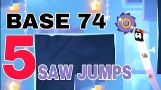 King of Thieves Base 74 | 5 Saw Jumps