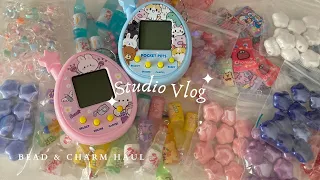 Huge Bead & Charm Haul (Aliexpress & Temu) | Studio Vlog #15