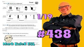 #438  Food & Drinks (worksheet) - LiveStream Class | Mark Kulek ESL