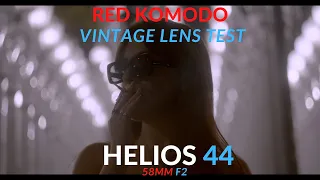 RED Komodo Vintage Lens Test with Helios 58mm F2 (Helios 44-2)