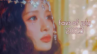 my favourite kpop songs of july 2023