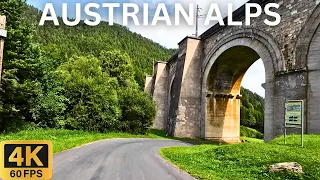 Austrian Alps Scenic Drive - Lower Austria Semmering Road Trip 4K (Relaxing Drive)