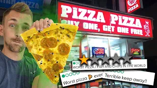 WE EAT POSSIBLY THE UK'S WORST PIZZA 🍕👎