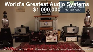 $1,000,000 The World's Greatest Audio Systems and United Home Audio tape decks