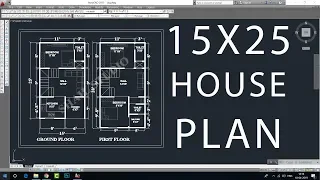 15X25 House plan 375 sq ft house plan by nikshail