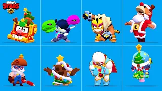 Brawl Stars Brawlidays Update All Skins Winning And Losing Animation