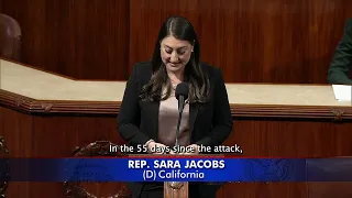 Rep. Sara Jacobs Speaks on House Floor Urging Hamas to Immediately Release All Hostages