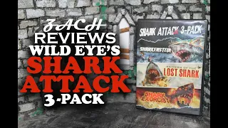 Zach Reviews Wild Eye's Shark Attack 3-Pack: Sharkenstein, Raiders of the Lost Shark, Shark Exorcist