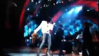 Michael Jackson dancing with James brown