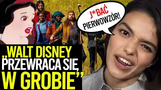 "WALT DISNEY PRZEWRACA SIĘ W GROBIE" 😮 Nowa "Królewna Śnieżka" zmasakrowana przez...wszystkich