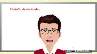 División de números decimales | Matemática 6to primaria