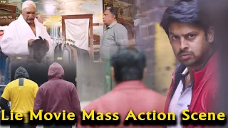 Lie Movie Mass Action Scene | Malayalam Dubbed Movie Scene | Megha Akash | Nithin | VS Movies