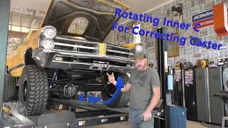 Dana 44 Inner C Knuckle Rotation to Fix Caster on a Lifted Truck;  Safari Wagon 4x4 Overland Project