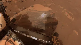 Mars rover preserved 4k footage || Perseverance Rover Zooms in on Ancient Mars River