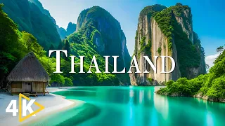 FLYING OVER THAILAND (4K UHD) - Calming Music With Beautiful Nature Video - 4K Video Ultra HD