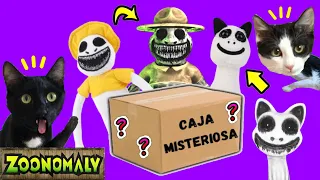 CAJA MISTERIOSA DE ZOONOMALY vs animales del zoo en la vida real / Videos de gatos Luna y Estrella