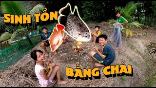 Anh Ba Phải | Dẫn Team Trẻ Trâu Đi Chài Cá Và Cái Kết - Sinh Tồn Chỉ Bằng Chài Và Bật Lửa | survival