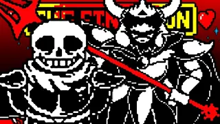 Undertale The Final Run Asgore & Sans Completed (+ ENDING) || Undertale Fangame