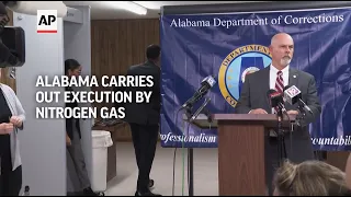 Alabama executes a man with nitrogen gas, the first time the new method has been used