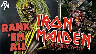 IRON MAIDEN: Albums Ranked (From Worst to Best) - Rank 'Em All